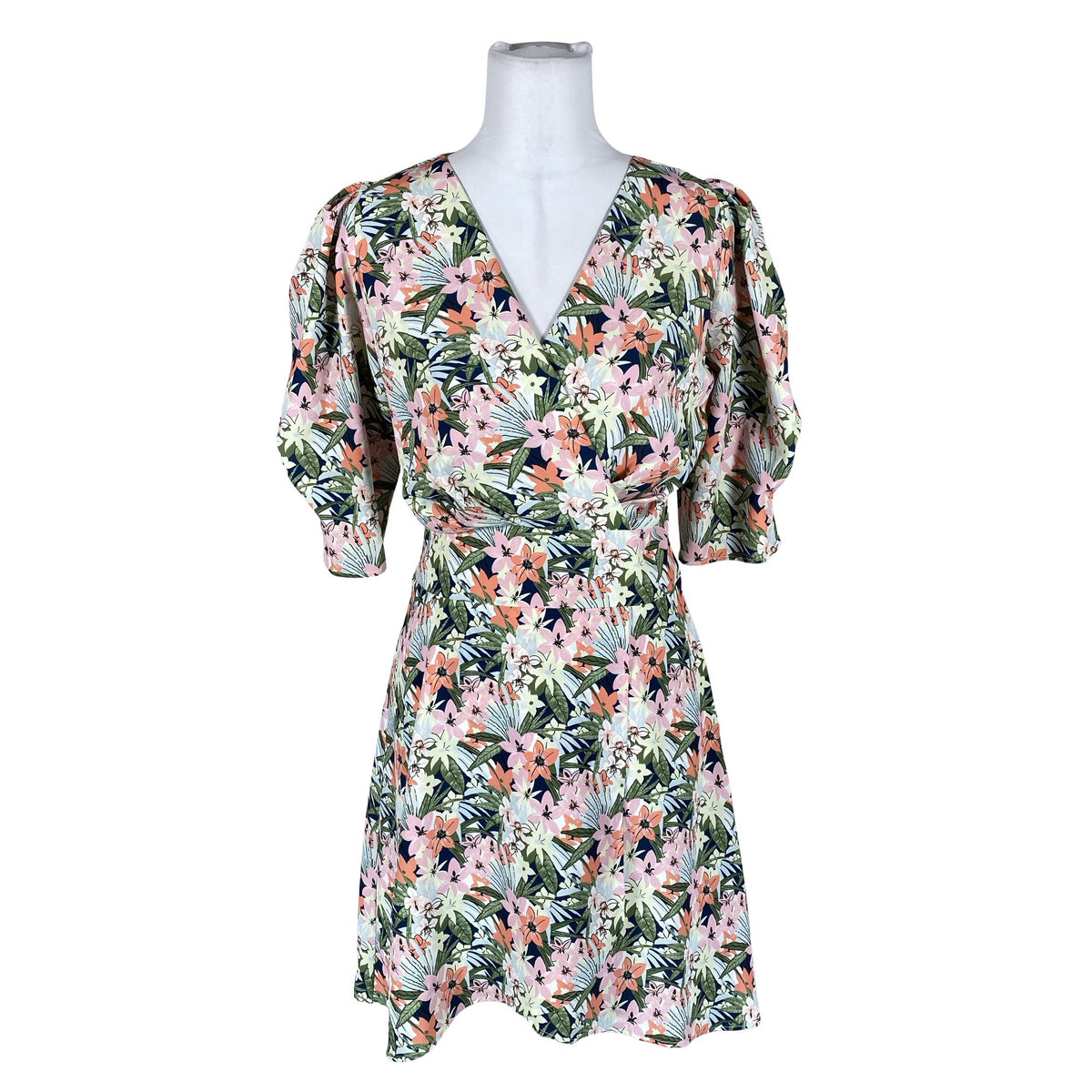 Unisex Morgan - Schiffon dress, size 38 - Green (1)