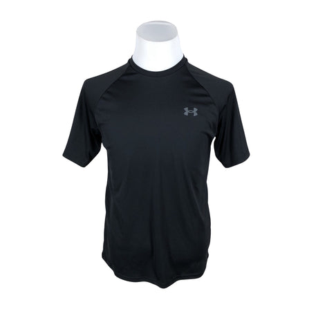 Unisex Under Armour - Sports shirt, short sleeve, size M - Black ()