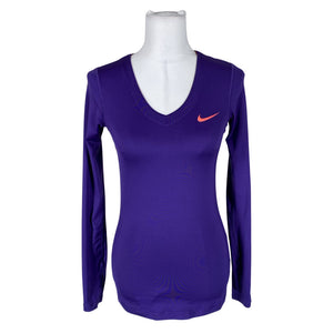 Unisex Nike - Sports shirt, long sleeve, size 36 - Violet (1)