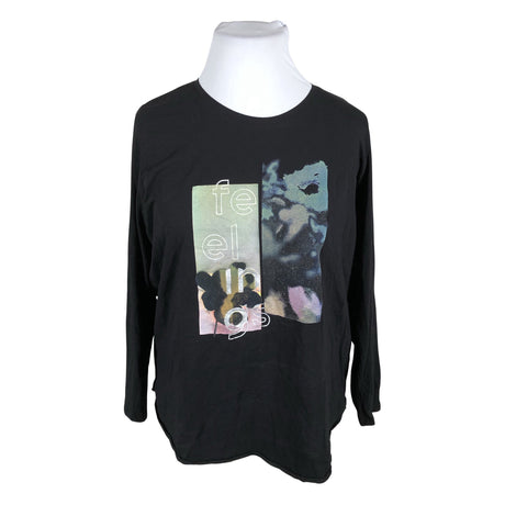 Unisex s.Oliver - Tricot shirt, size 46 - Black ()