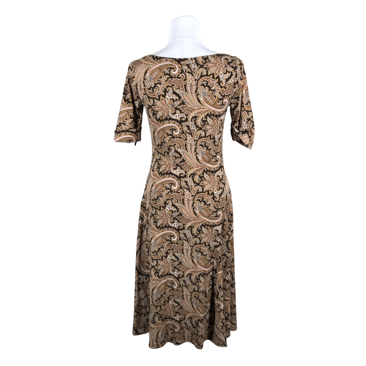 Unisex Lauren Ralph Lauren - Tricot dress, size 38 - Brown (2)