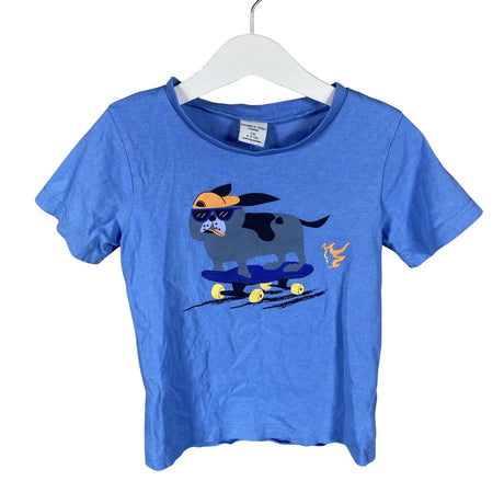 Unisex Polarn O. Pyret - T-shirt, size 104 - 110 - Blue ()