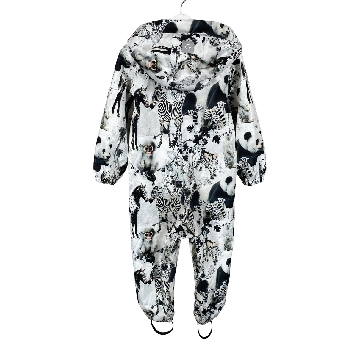 Unisex Gugguu - Spring/Fall overall, size 98 - 104 - Gray (2)