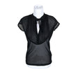 Unisex Riley - Short-sleeved blouse, size 36 - Black ()