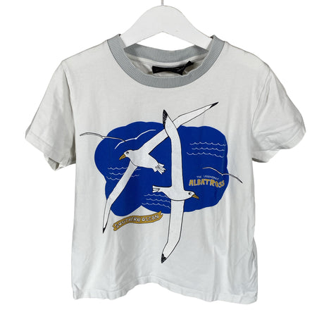 Unisex Mini Rodini - T-shirt, size 128 - 134 - White ()