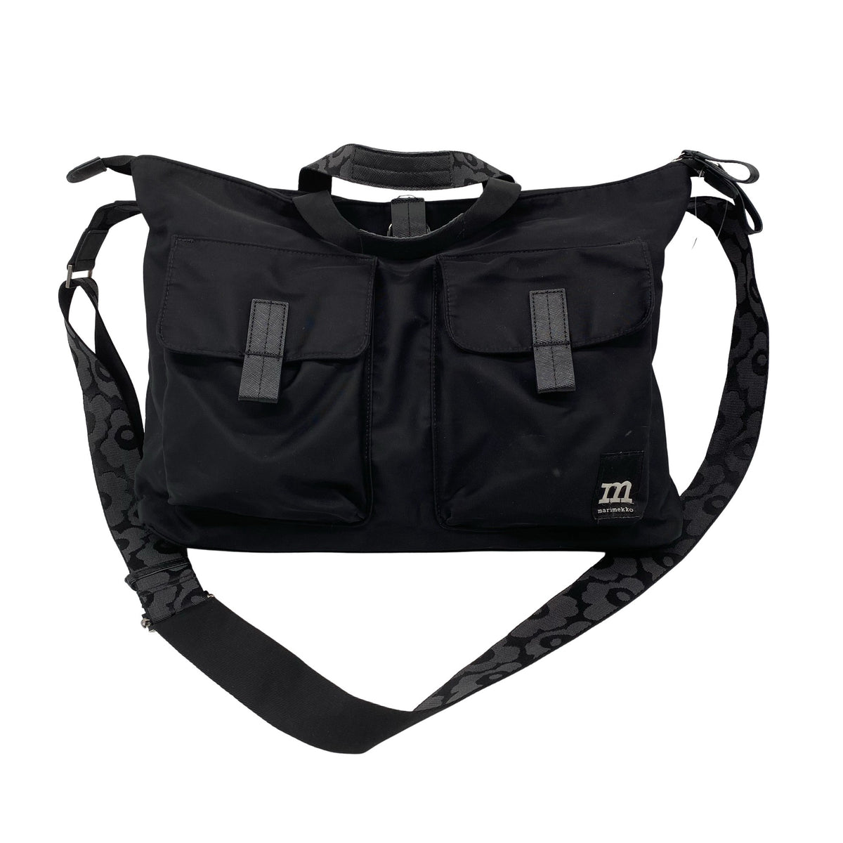 Unisex Marimekko - Shoulder bag, size Midi - Black (1)