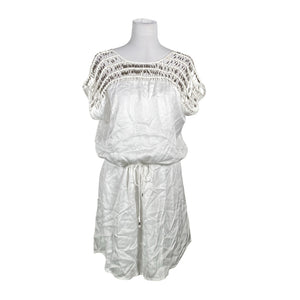 Unisex Culture - Schiffon dress, size 38 - White (1)