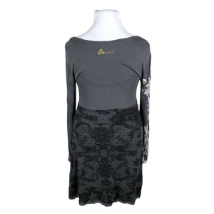 Unisex Desigual - Tricot dress, size 42 - Gray (2)