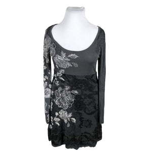Unisex Desigual - Tricot dress, size 42 - Gray (1)