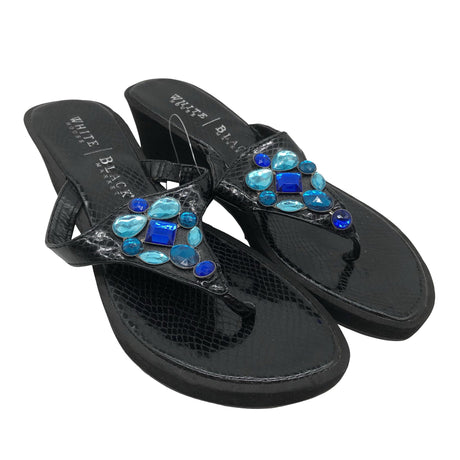 Unisex White House Black Market - Heeled sandals, size 41 - Black (2)