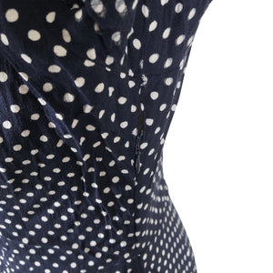 Unisex Jumperfabriken - Schiffon dress, size 38 - Blue (2)