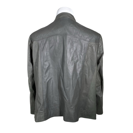 Unisex Samoon - Leather jacket, size L - Gray (2)
