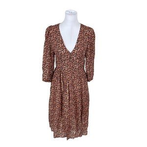 Unisex Vanessa Bruno - Schiffon dress, size 38 - Red (1)