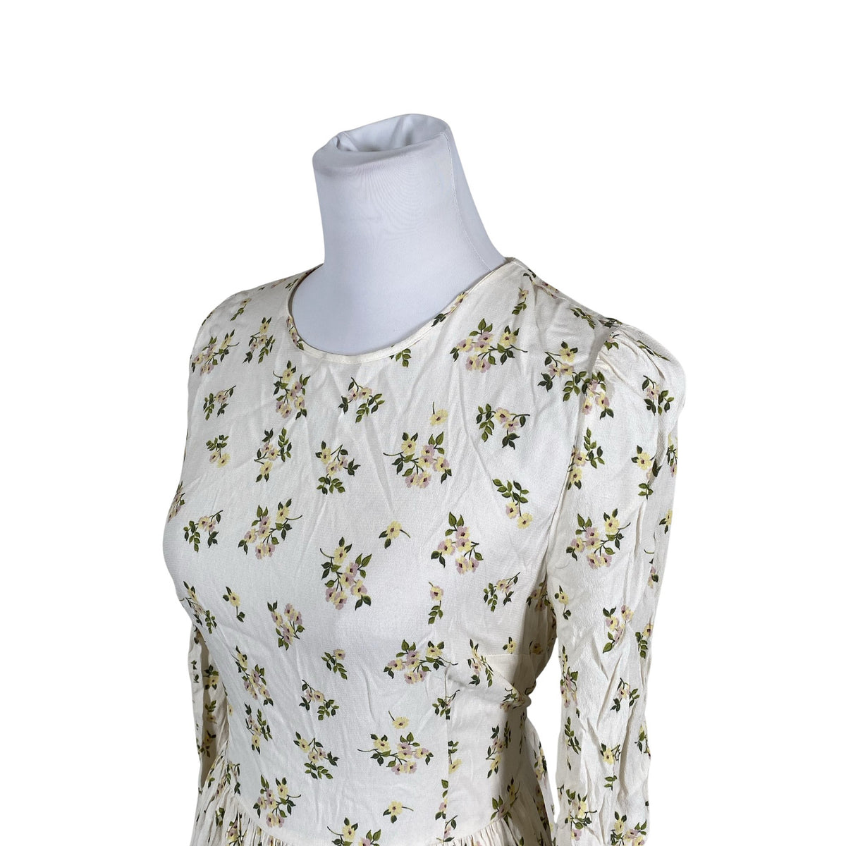 Unisex Andiata - Schiffon dress, size 40 - Natural white (3)