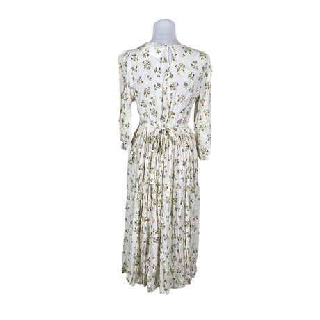 Unisex Andiata - Schiffon dress, size 40 - Natural white (2)