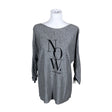 Unisex s.Oliver - Knit tunic, size 38 - Gray ()