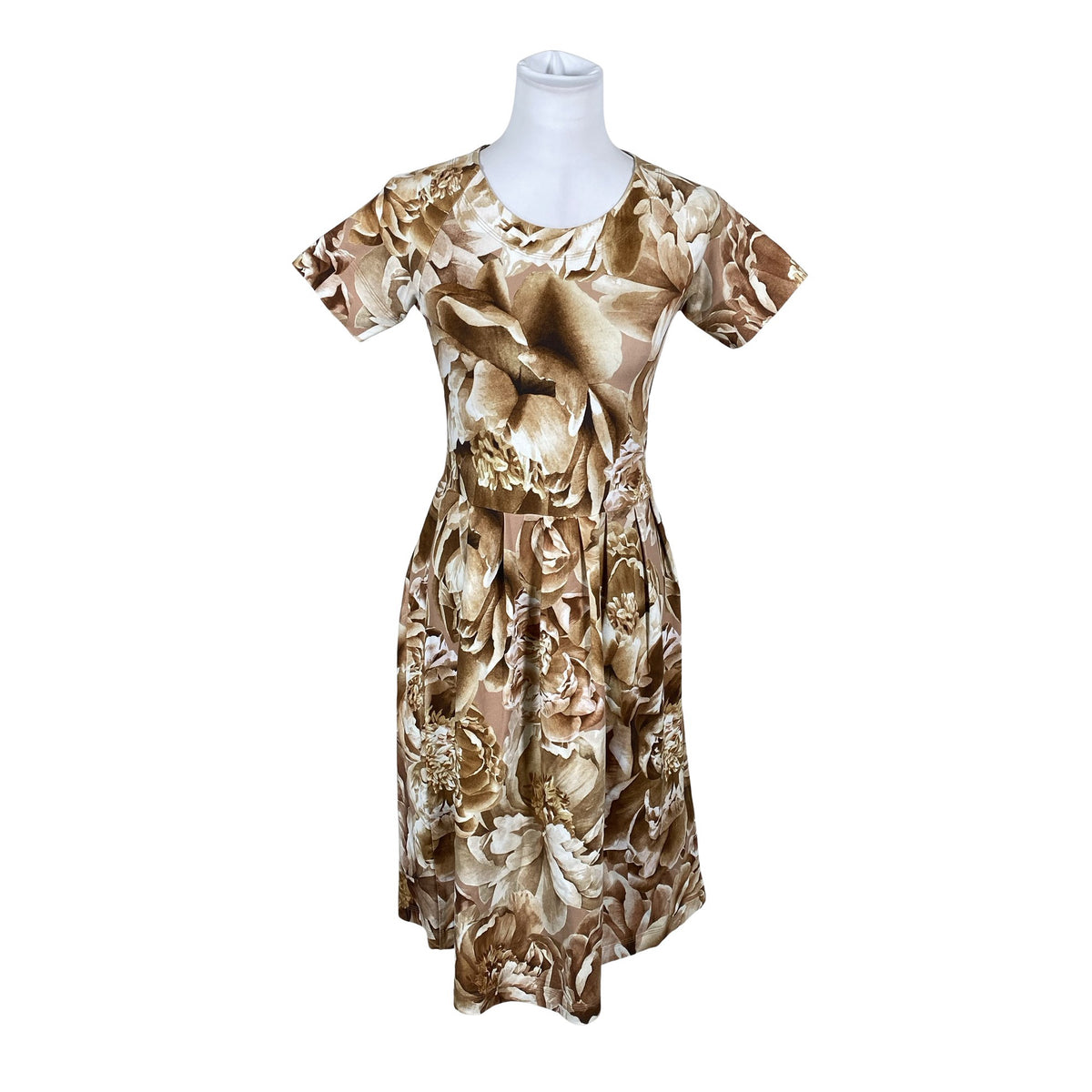 Unisex Ommellinen - Tricot dress, size 36 - Brown (1)