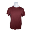 Unisex Lululemon - Sports shirt, short sleeve, size M - Wine red ()