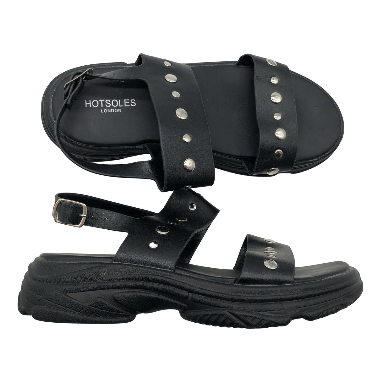 Unisex Hot soles - Sandals, size 38 - Black (1)