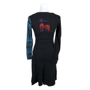 Unisex Desigual - Tricot dress, size 38 - Black (2)
