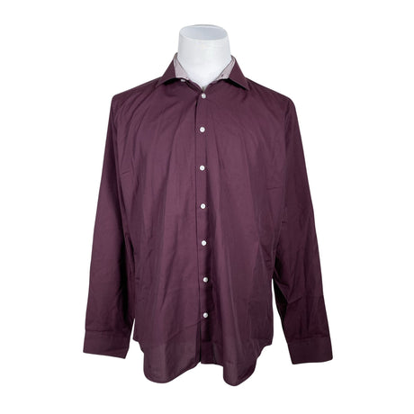 Unisex Seidensticker - Collared shirt, size XL - Violet ()