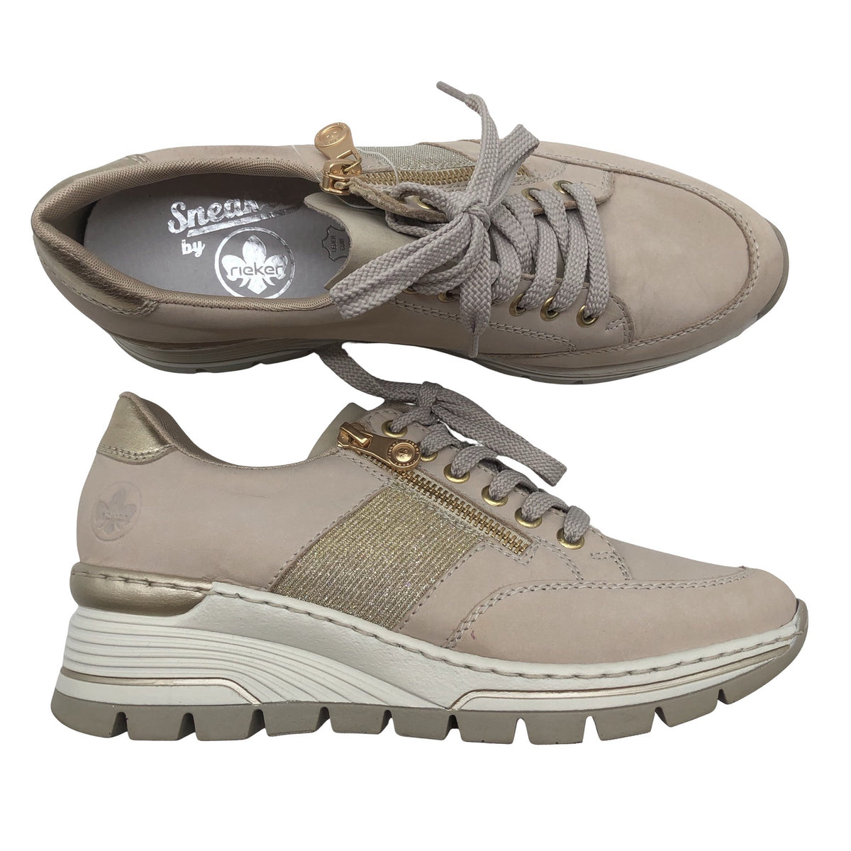 Unisex Rieker - Sneakers, size 37 - Beige (1)