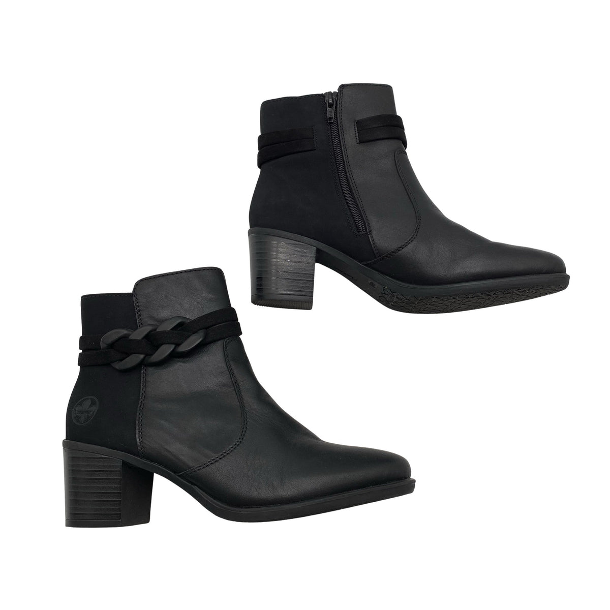 Unisex Rieker - Ankle boots, size 40 - Black (1)