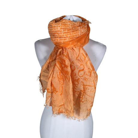 Unisex Guess - Scarf, size Maxi - Orange ()