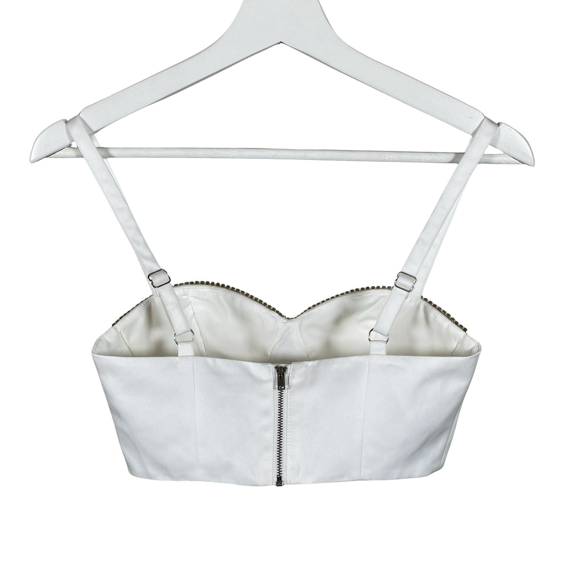 Unisex Miss Selfridge - Top, size 34 - White (2)