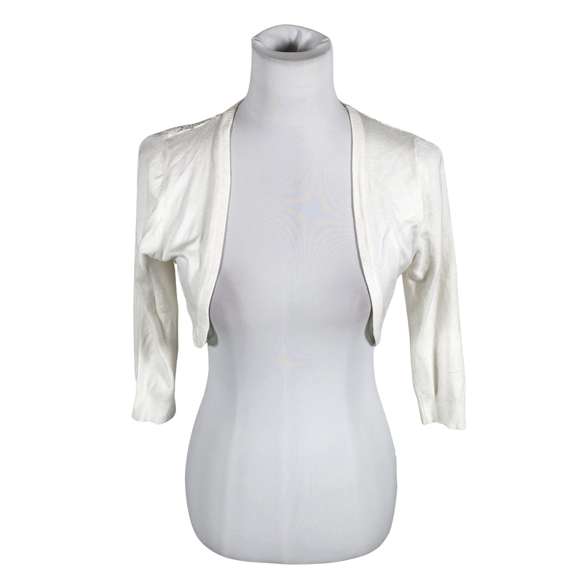 Unisex S.T.I - Knit bolero jacket, size 38 - White (1)