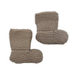 Unisex Handmade - Wool socks, size 15 - Beige ()