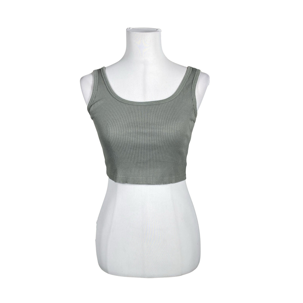 Unisex Uniqlo - Tricot tank top, size 36 - Gray (1)