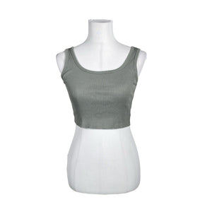 Unisex Uniqlo - Tricot tank top, size 36 - Gray (1)