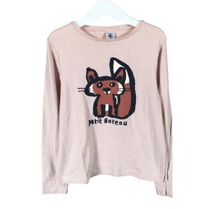 Unisex Petit Bateau - Tricot shirt, size 146 - 152 - Light pink (1)