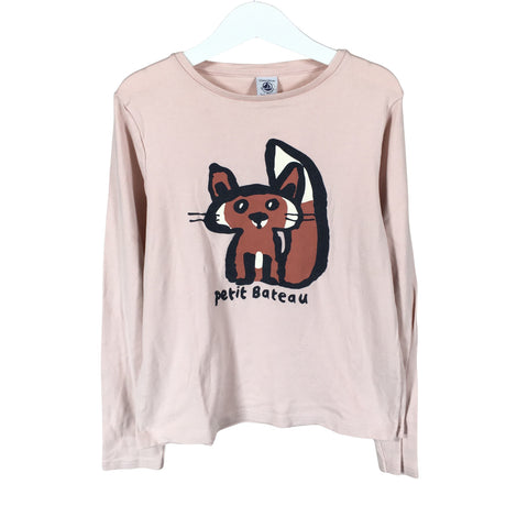 Unisex Petit Bateau - Tricot shirt, size 146 - 152 - Light pink ()