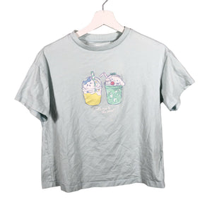 Unisex Uniqlo - T-shirt, size 152 - 158 - Light blue (1)