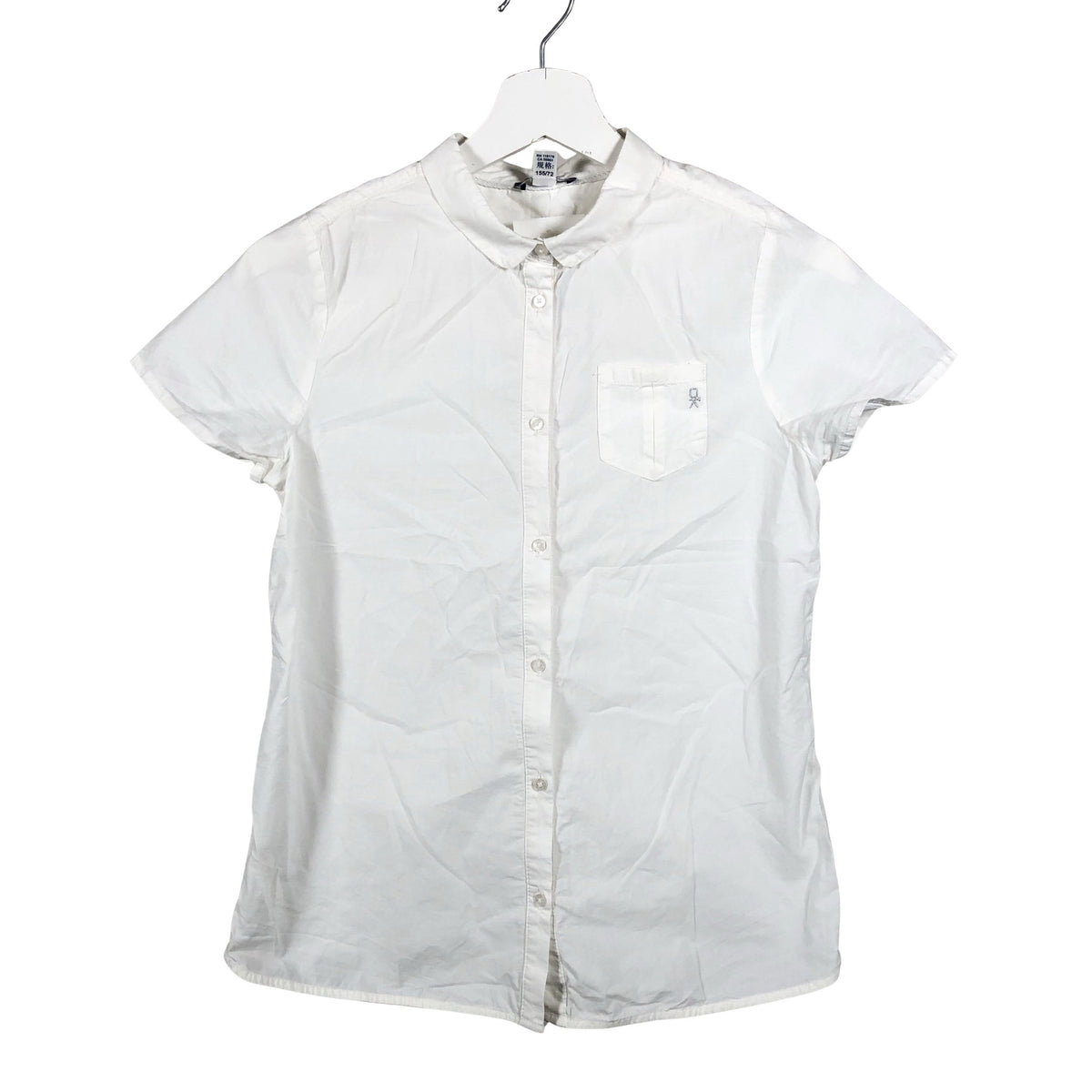 Unisex Okaïdi - Collared shirt, size 152 - 158 - White (1)