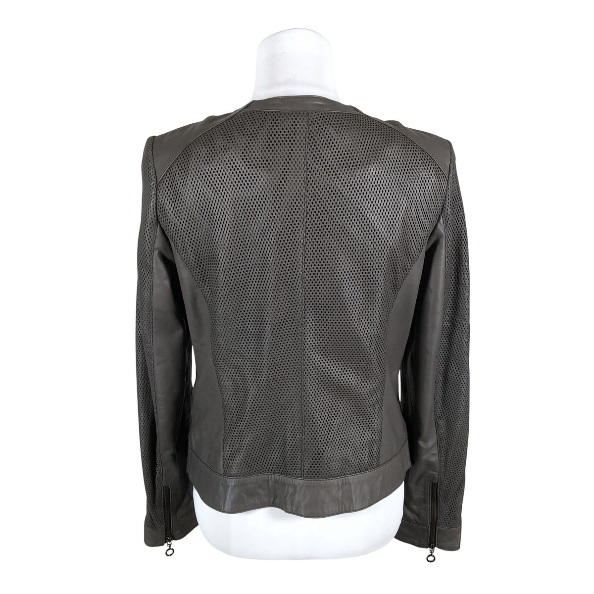Unisex Comma - Leather jacket, size 40 - Gray (2)