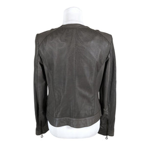 Unisex Comma - Leather jacket, size 40 - Gray (2)