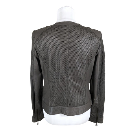 Unisex Comma - Leather jacket, size 40 - Gray (2)