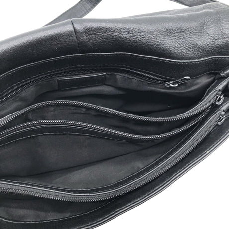Unisex Essentiel - Shoulder bag, size Midi - Black (2)
