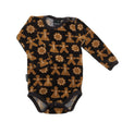 Unisex Metsola - Body, size 68 - 74 - Brown ()