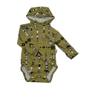 Unisex Taimi - Body, size 68 - 74 - Green (1)