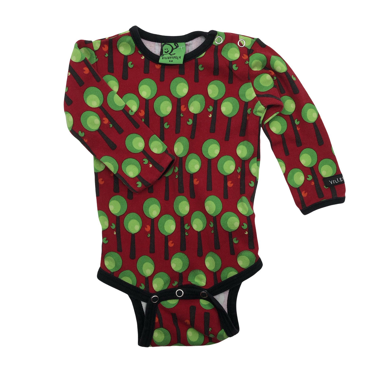 Unisex Villervalla - Body, size 62 - 68 - Red (1)