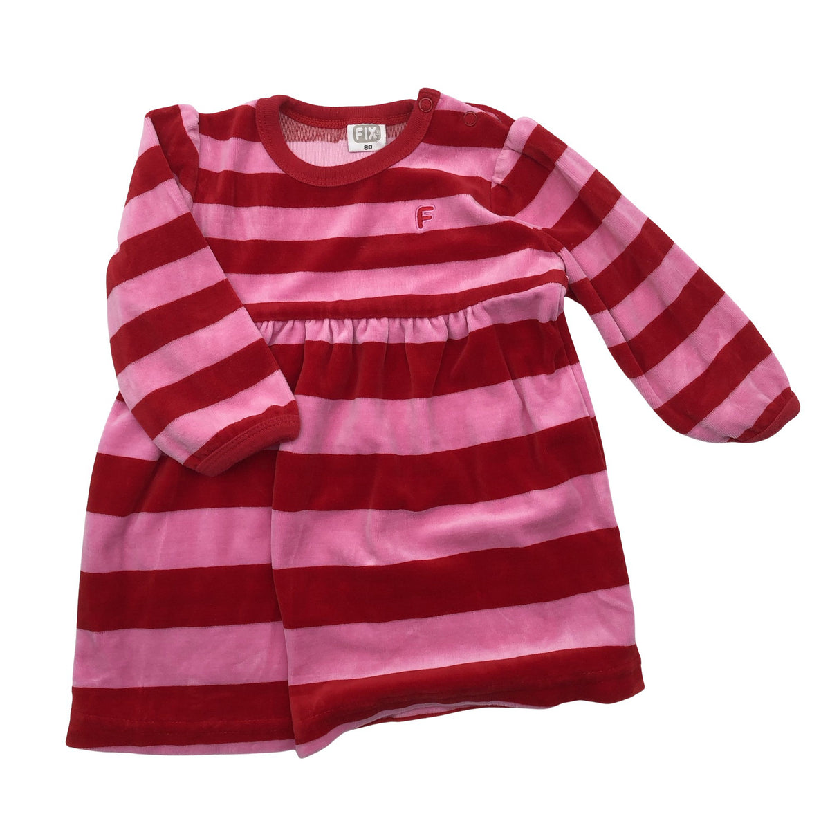 Unisex FIX by Lindex - Sweatshirt dress, size 74 - 80 - Red (1)