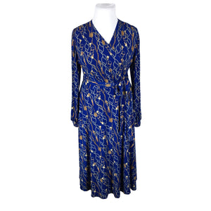 Unisex Donna Nordica - Tricot dress, size 42 - Blue (1)