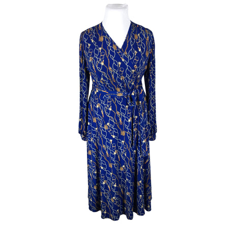 Unisex Donna Nordica - Tricot dress, size 42 - Blue ()