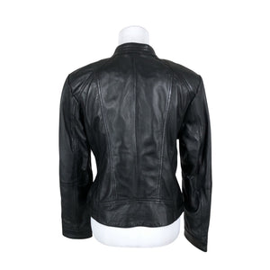 Unisex Saki - Leather jacket, size 40 - Black (2)
