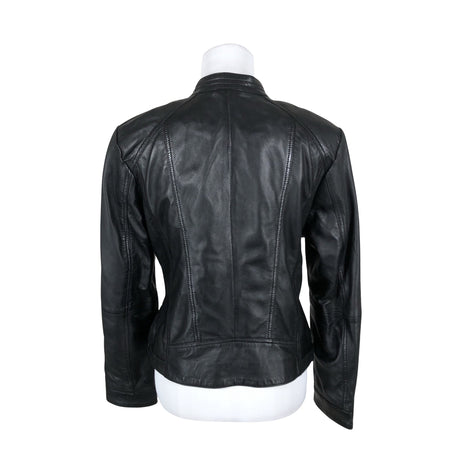 Unisex Saki - Leather jacket, size 40 - Black (2)