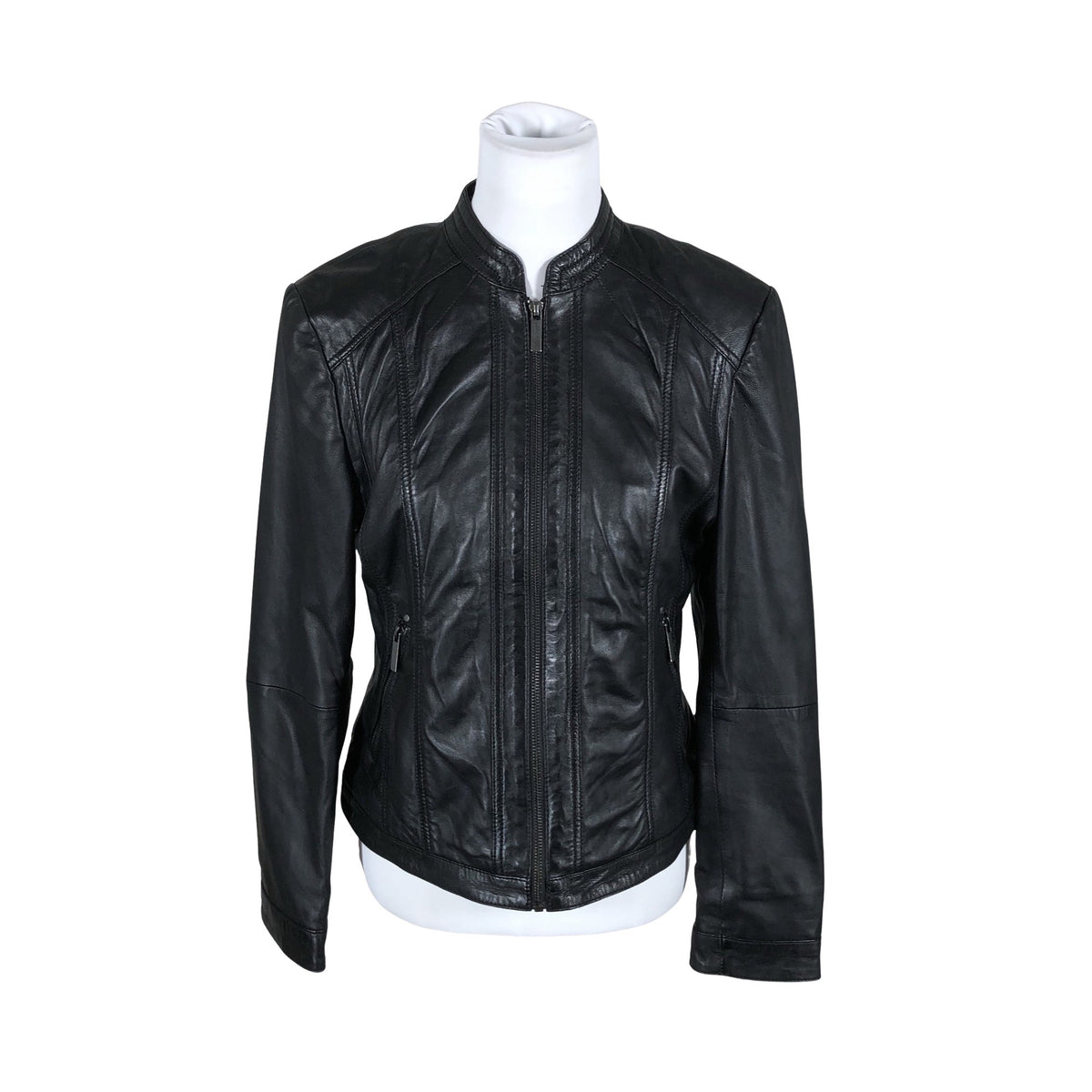 Unisex Saki - Leather jacket, size 40 - Black (1)